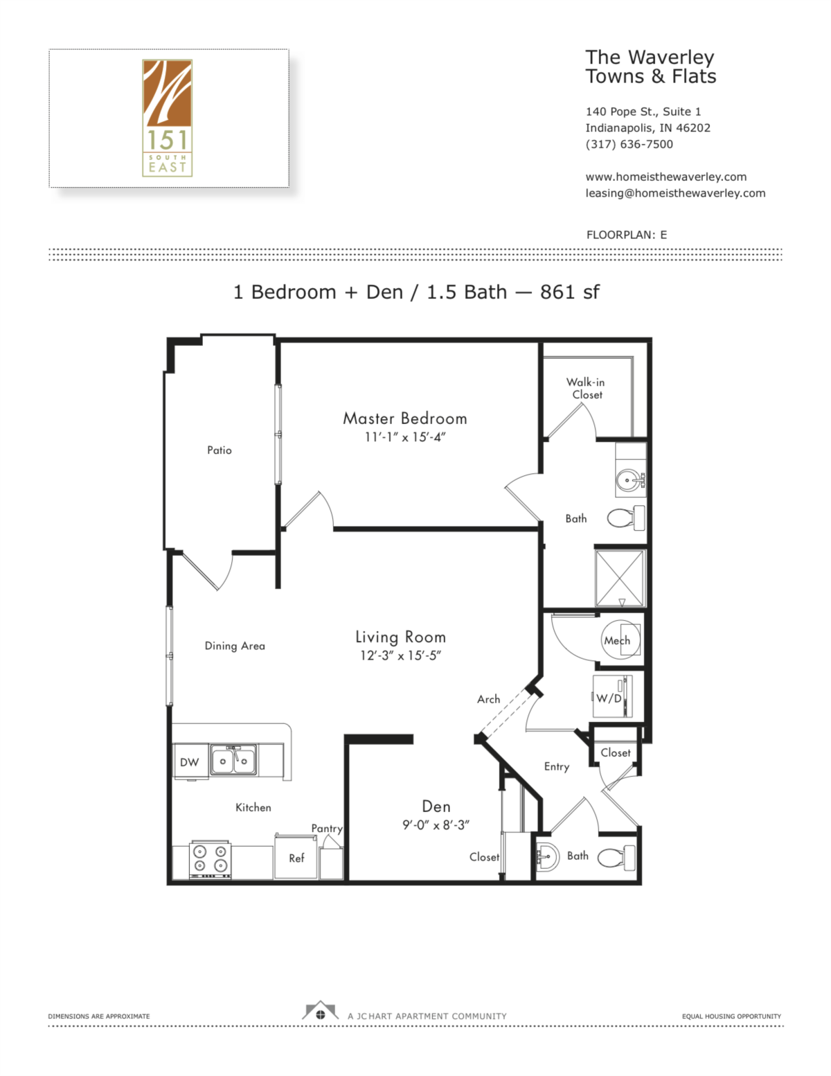 E floor plan