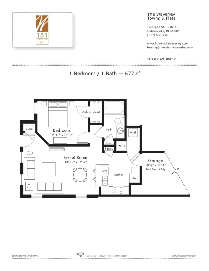 K floor plan